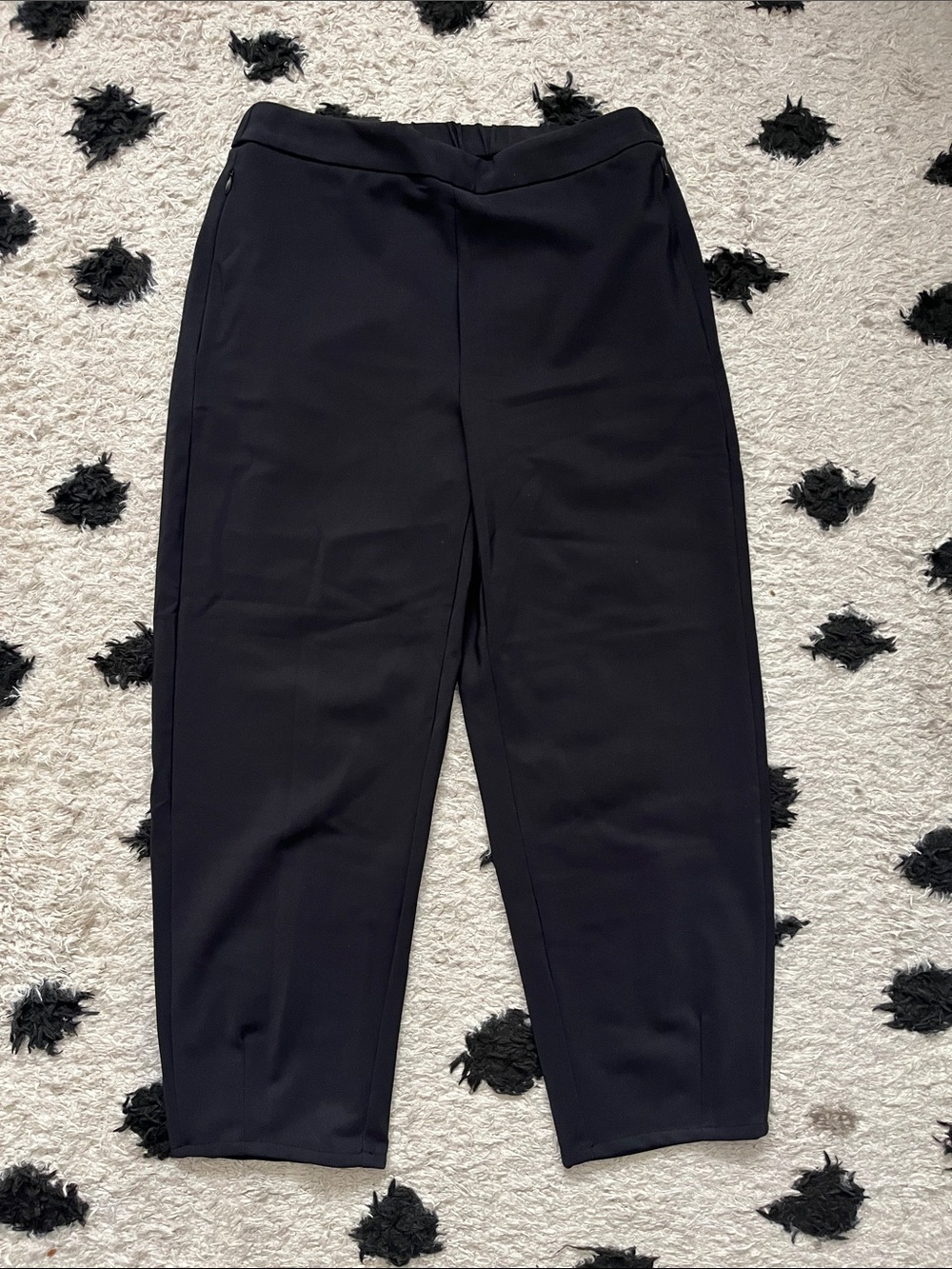 Sarah Pacini size 0 Black Elastic Waist Stretch Pants
